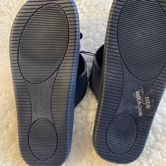 NWT-Men’s Wave Zone Americana Navy Flip-Flops-Size Medium 9 - Picture 2 of 2